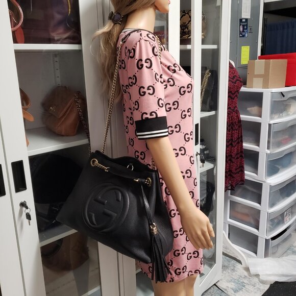 Gucci GG Soho on Chain Medium Shoulder Bag 650-092625 - Picture 16 of 16